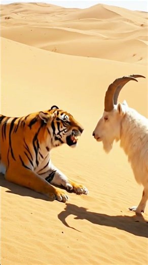 lion vs pig 🤣 and tiger vs goat alaparaigal 😂