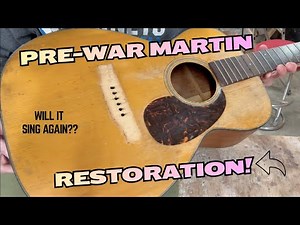 Restoring a 1942 Martin 0-18 | Vintage Guitar Restoration