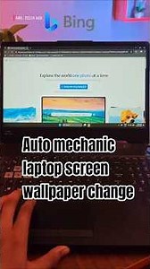 How to change laptop screen wallpaper auto mechanic #LaptopTips#Windows10#Windows11#CustomDesktop