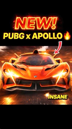PUBG Mobile x Apollo Car is INSANE 😱🔥 New Speed Drift Event!! #pubgmobile #apollo #speeddrift