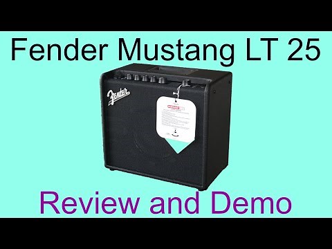 Fender Mustang LT 25 - Review and Demo - Modeling Guitar Amp