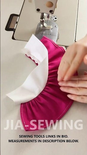 Easy Ruffle Sewing👗✨ | DIY | Quick Sewing Tips No.132