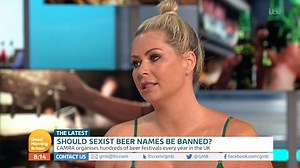 'I'm not offended': Nicola McLean on sexist beer name debate