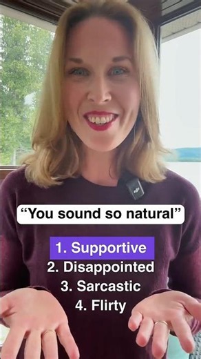 Can you copy me? “You sound so natural!” #english