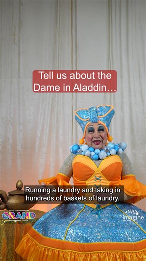 Kev Johns Aladdin 6/12/2025 - 4/1/2026 https://www.swanseagrand.co.uk/Aladdin | Swansea Grand Theatre