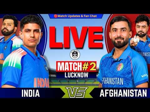 🔴Live: IND vs AFG, 2nd ODI Match | INDIA vs AFGHANISTAN Live Score | Live Cricket match Today