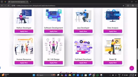 #task4completed #cognifyztechnologies #webdeveloperintern #frontenddeveloper #html #css #javascript #bootstrap #responsivedesign #uiux #internshipexperience #learningbydoing #webdeveloper… | Mesiya A