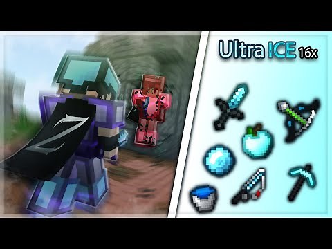 Ultra Ice [16x] | Minecraft 1.8.9 PvP TEXTURE PACK Showcase | ( +Download Link )