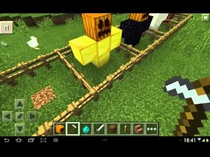 Обзор модов на Minecraft PE 0.9.5 ( Големы )