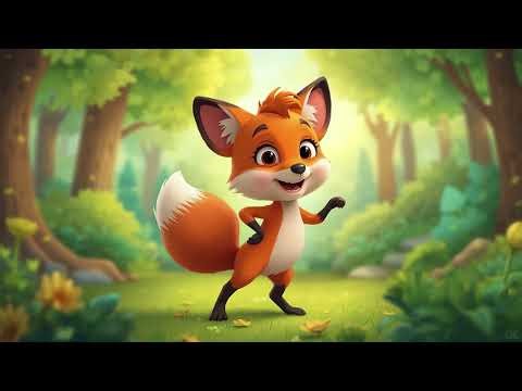 Fox Dance Song for Kids 🦊 | Swish Swish Fun Animal Dance