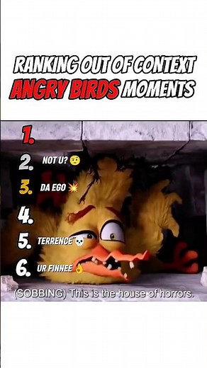 Ranking The Best Angry Birds Movie Moments 😭🏆