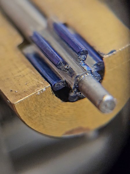 Hand-Filing Pinion Leaves in Clockmaking