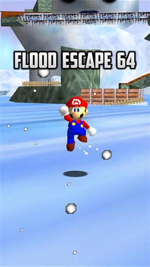 ⭐ Flood Escape 64 - Snowman's Land (Super Mario 64)
