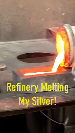 BIG Silver at the Refinery! #molten #silver | Gigmaster
