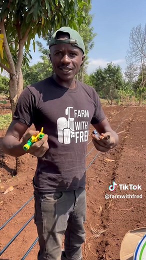 Installing drip irrigation using simple materials | drip irrigation system