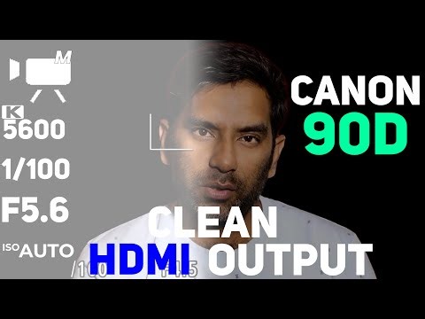 Canon 90D Clean HDMI Output: How to Stream Your Footage Without Distractions