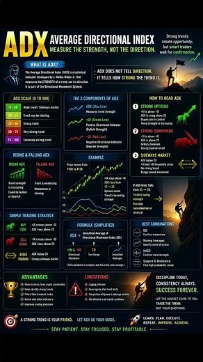 ADX Indicator Explained for Beginners | Best Trend Strength Indicator