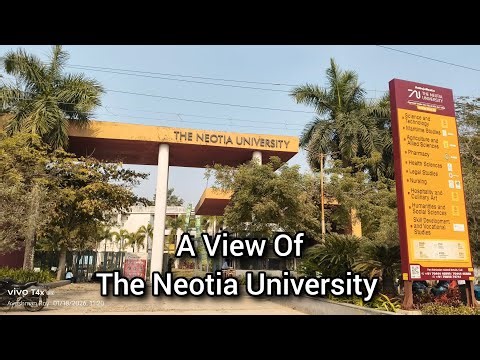 A View (Detailed) Of My Campus, The Neotia University/Ayushman Diary