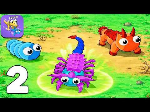 🧬Eat to Evolve Gameplay Walkthrough Levels 1–5 Eat Food, Grow & Transform (Android,iOS)