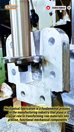 Mechanical Fabrication: Turning Raw Metal into Precision Parts #machine #technology