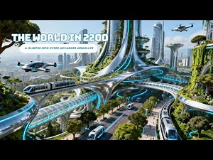 The World in 2200: A Glimpse into Hyper-Advanced Urban Life🌐🏙️ 🌿