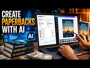 How To Create & Publish a Paperback Book on Amazon KDP Using Canva + AI (Beginner Guide)