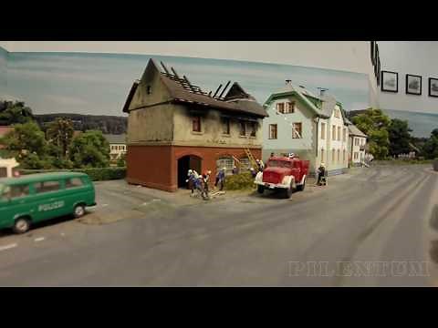 Trucks and Trains: Using the Runcam 5 as cab ride camera on the streets of a model railroad layout