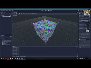 Godot Tutorial 1 - MultiMeshInstance Cube Sphere