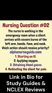 1M views · 2.7K reactions | Nursing Question of the Day For NCLEX, Nursing School & Nursing Students. #nursingschool #nursingstudent #NCLEX #studentnurse #lpnstudent | Alpha Nurse Guide For RN & LPN & LVN & RPN | Facebook