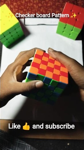 Rubik’s Cube 5×5 Checkerboard Pattern 😍#viral #rubikscube #tranding #yosho #shortvideo #puzzle