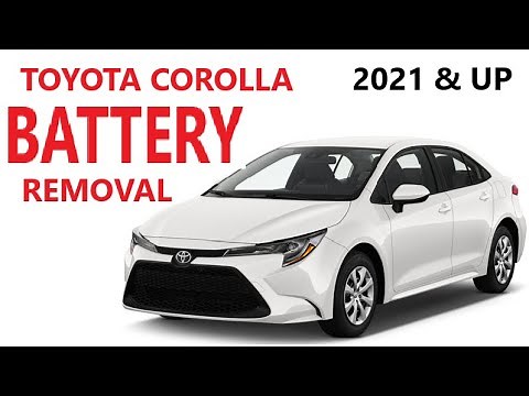 Battery Replacement on TOYOTA COROLLA 2021 2022 2023 2024 2025 2026