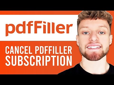 How To Cancel pdfFiller Subscription