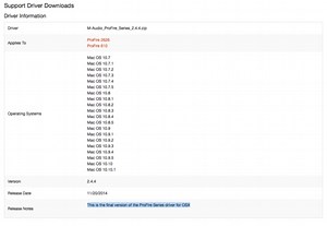 M Audio Firewire 410 Driver Mac Os X 10.10