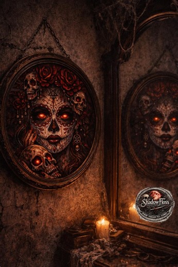 Gothic Sugar Skull Woman – Cross Stitch Pattern (133x200 Stitches) Digital Download - Etsy