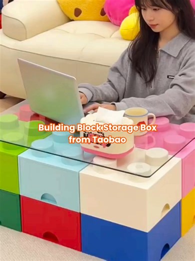 Building Block Storage Boxes for Whimsical Home Organization