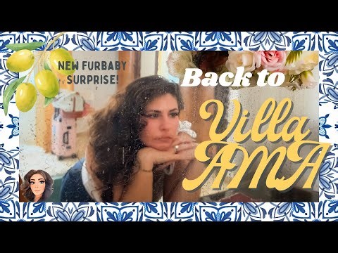 Travel Vlog: Back to VILLA AMA! ✨ Sicily Landing, Family Reunion & Surprise Furbabies!