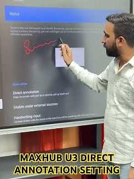 MAXHUB U3 Touch Setting Secrets Revealed for Amazing Teaching Boards