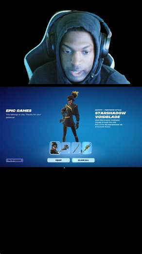 *RARE* STYLE THE VOIDBLADE BATTLE PASS Skin Fortnite