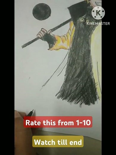 Naruto six paths of sage mode drawing