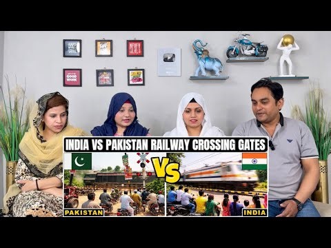 Indian Railways Crossing Gates Vs Pakistan Railways Crossing Gate | IND Railways Vs PAK Railways