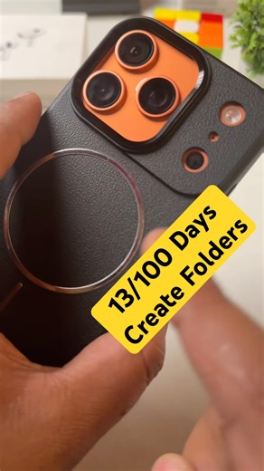 How to Create Apps Folder on Home Screen? 100 Days iPhone Beginners Series #iphonesettings #iphone