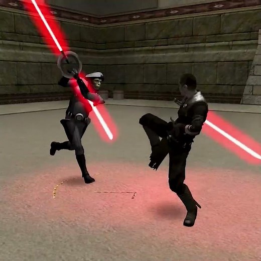 Starkiller vs Inquisitors - Star Wars Jedi Knight: Jedi Academy NPC Battle