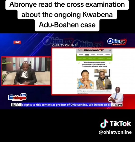 Abronye Discusses Kwabena Adu-Boahen Case Cross-Examination