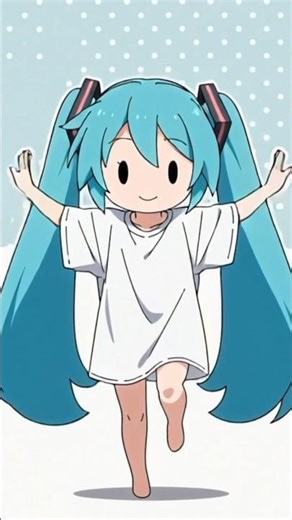 Miku AI Dance (Don’t Blink) 🔁#shorts #hatsunemiku #animedance