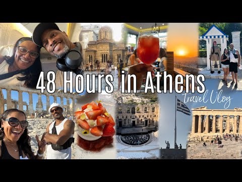 Travel Vlog #19 | Our Amazing Greek Isles Adventure Pt. 1 | First stop: 48 Hours In Athens