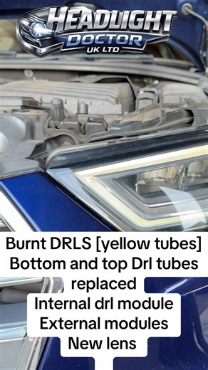 Headlight Restoration: Replace Burnt DRLs, Modules & New Lens