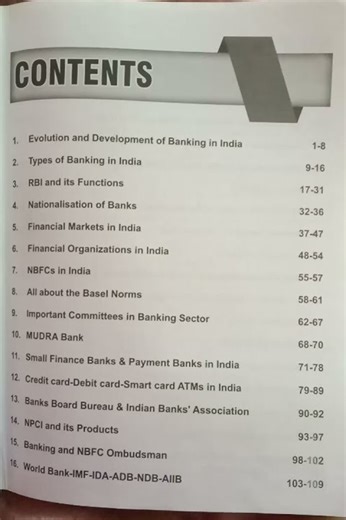 Banking Awareness Syllabus #exam #study #motivation #banking #studymotivation