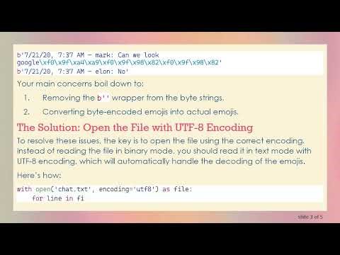 How to Easily Convert Bytes (UTF-8) Embedded Emojis in a String