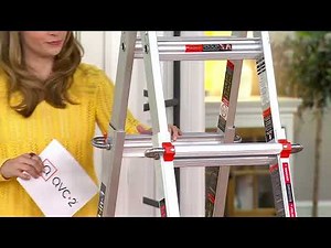 Little Giant 24-in-1 Multi-Purpose 17' Ladder w/ Wheels on QVC