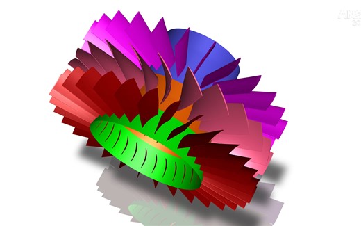 【Fluent2021R1官方案例】第10章：叶片排稳态瞬态运动网格交界面设置